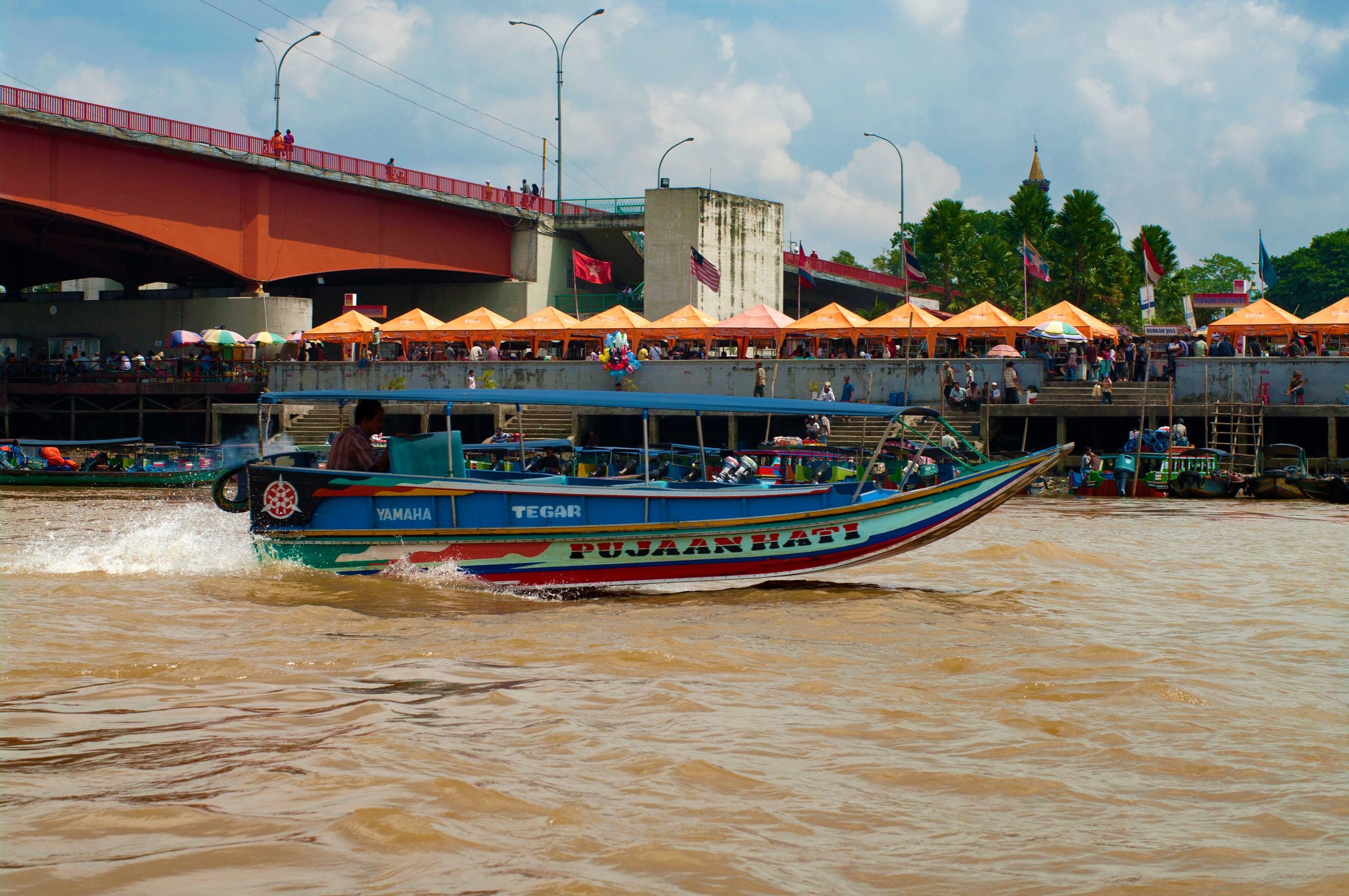 De stad Palembang