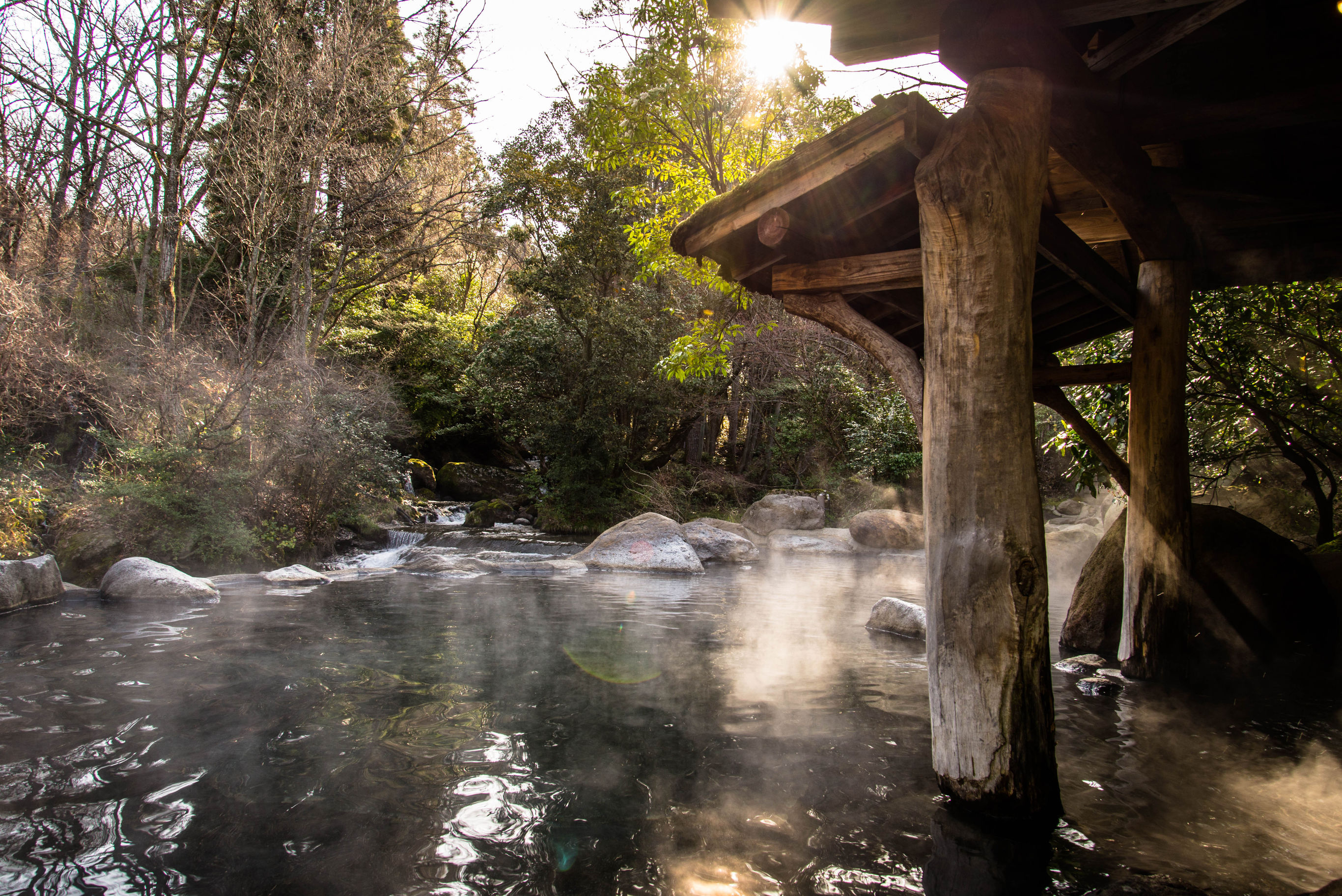 Natuur en Hotsprings op Kyushu