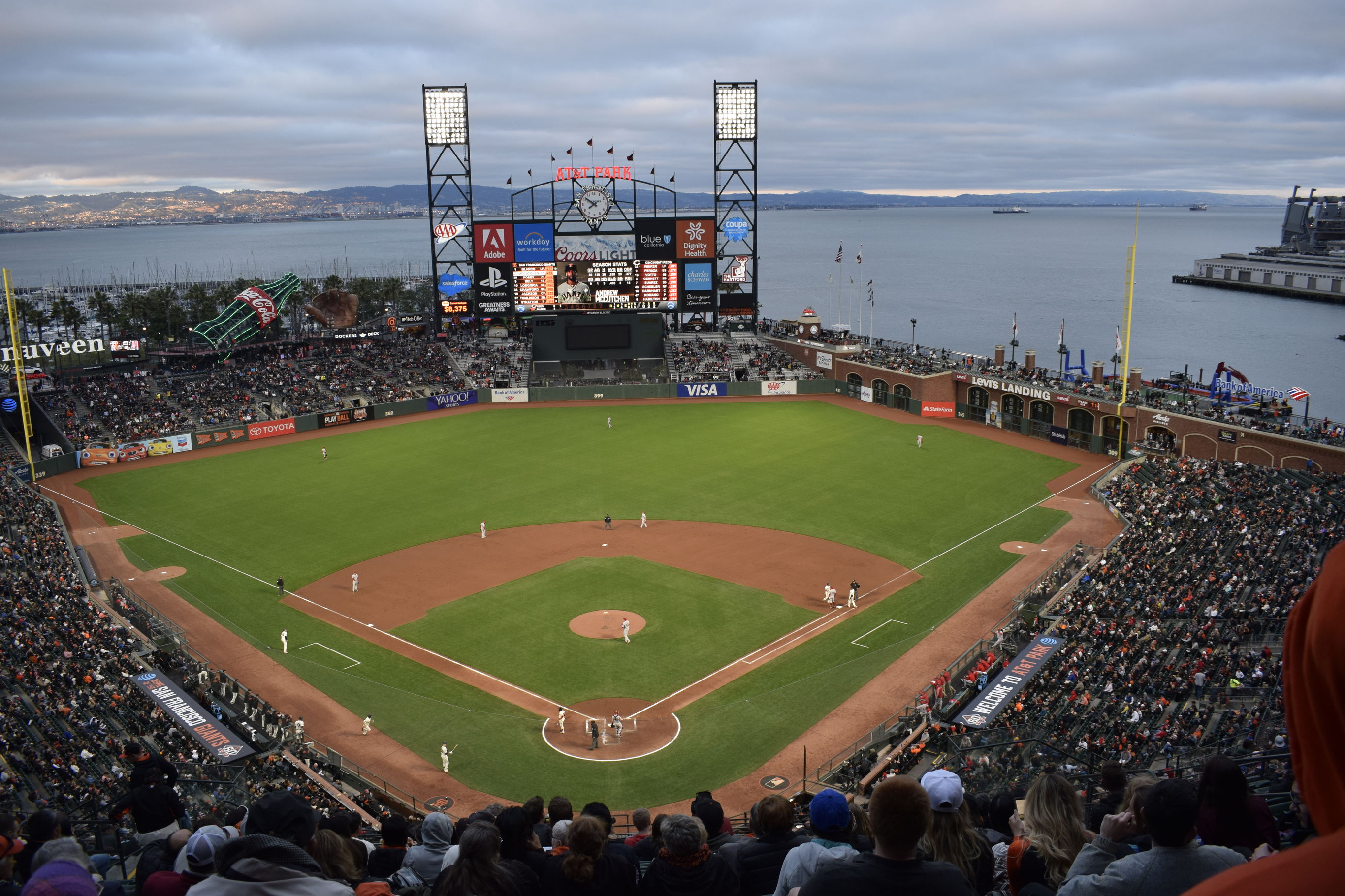 SFO Giants honkbalwedstrijd