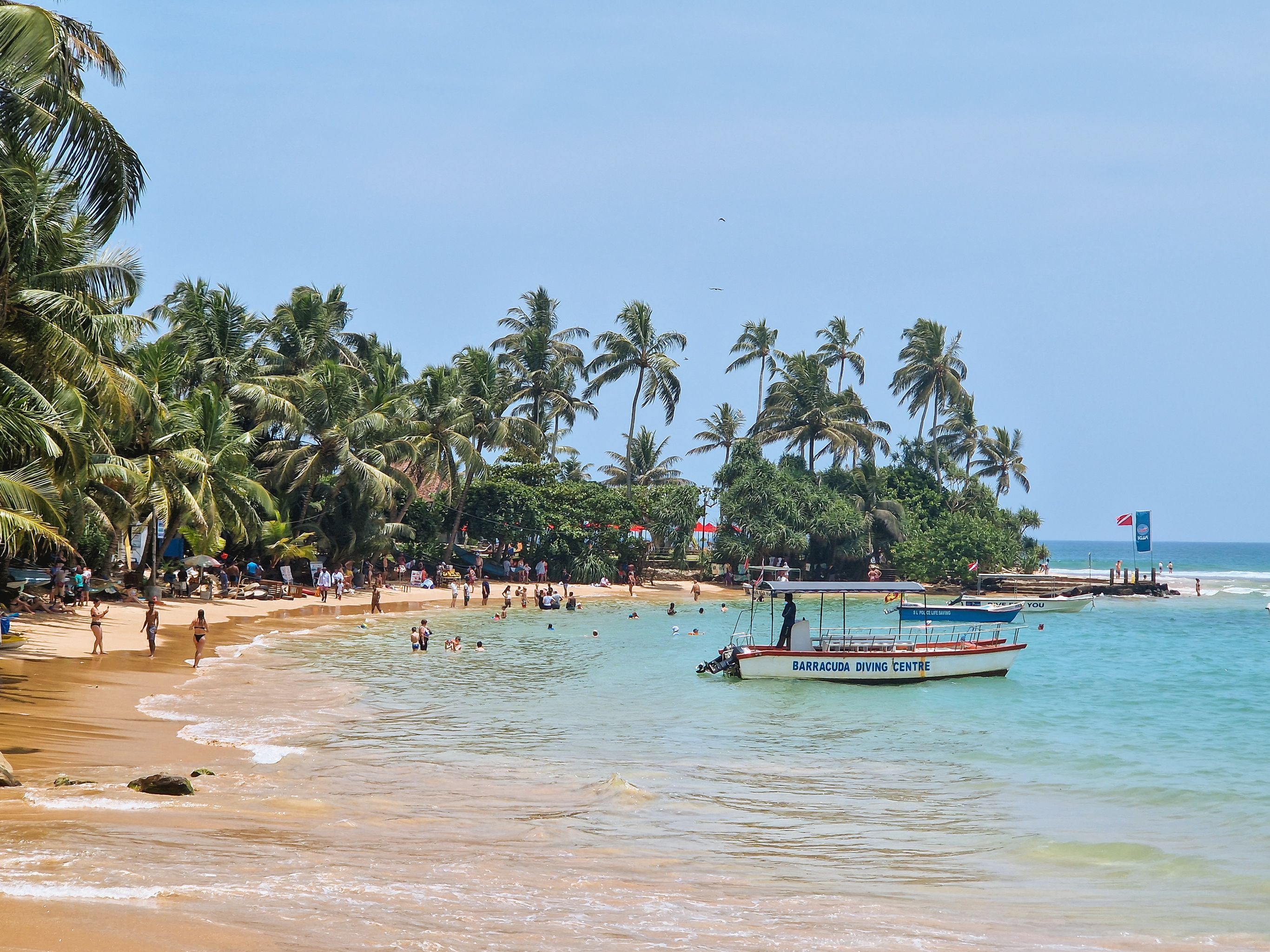 Hiikkaduwa strand van Sri Lanka