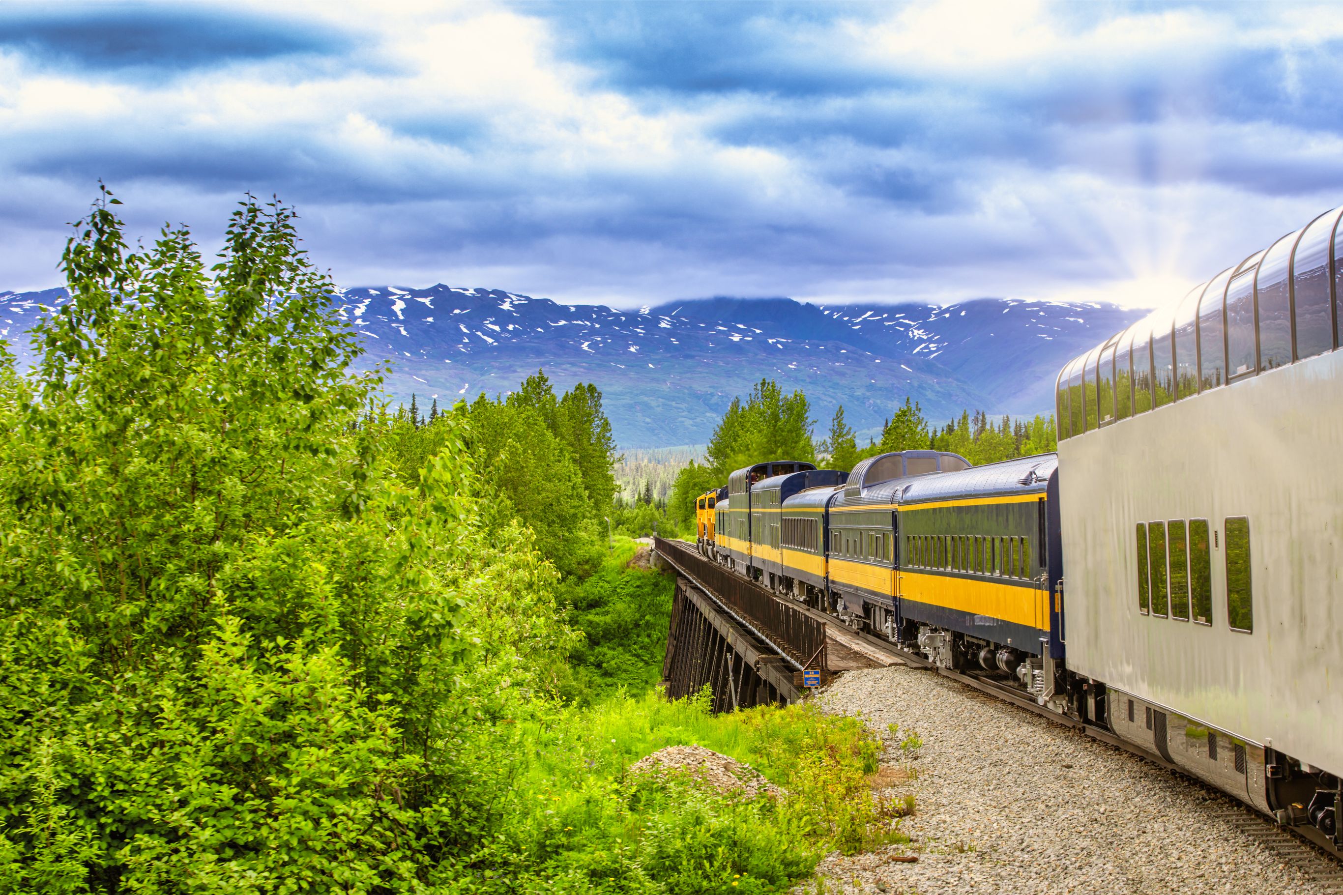 Met de trein door Alaska