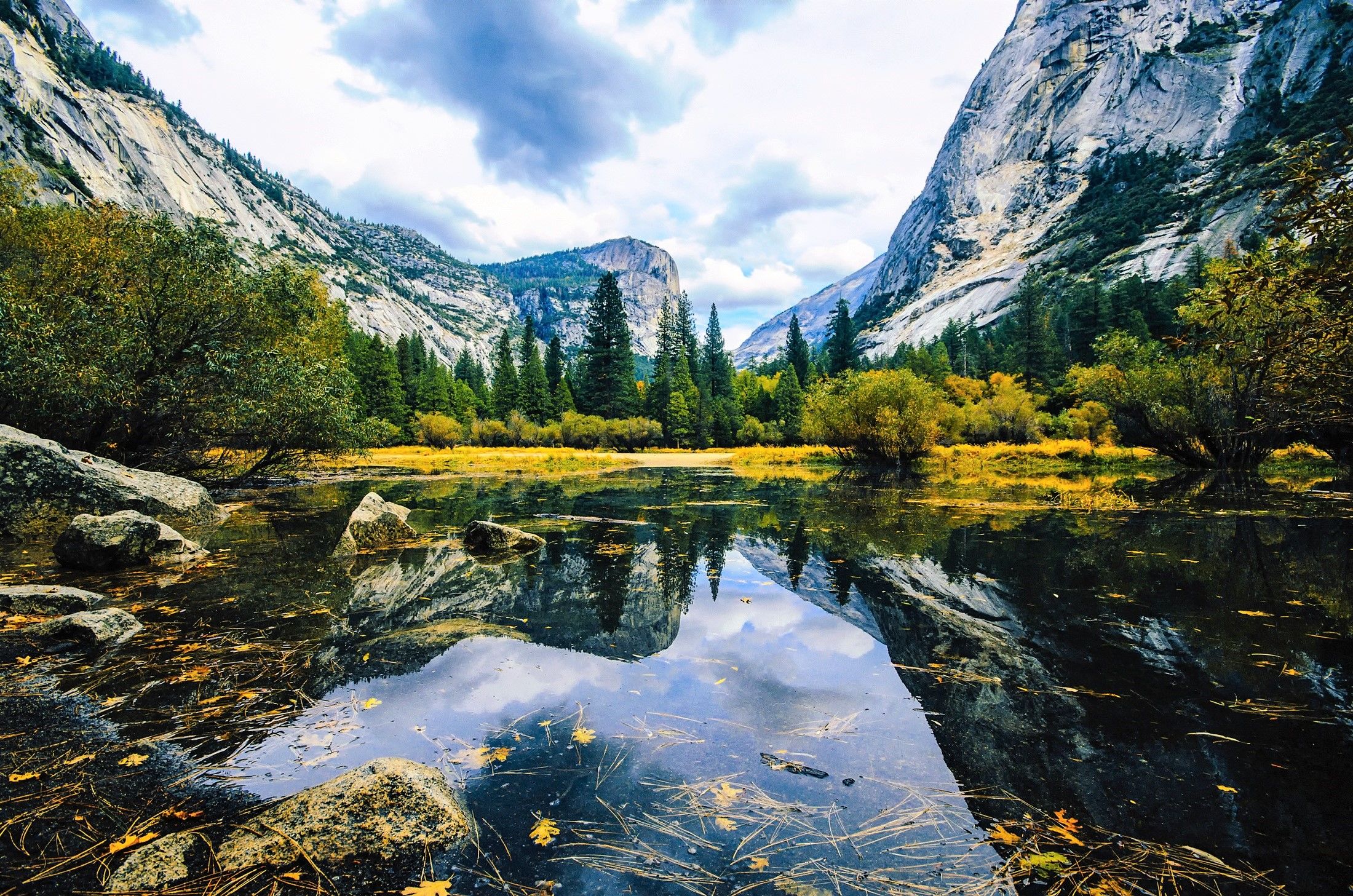 Mirror Lake in Yosemite National Park