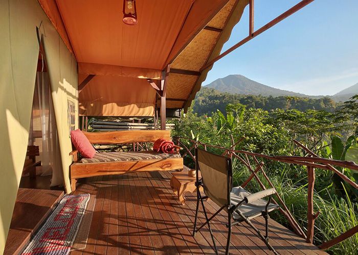 Glamping op Bali