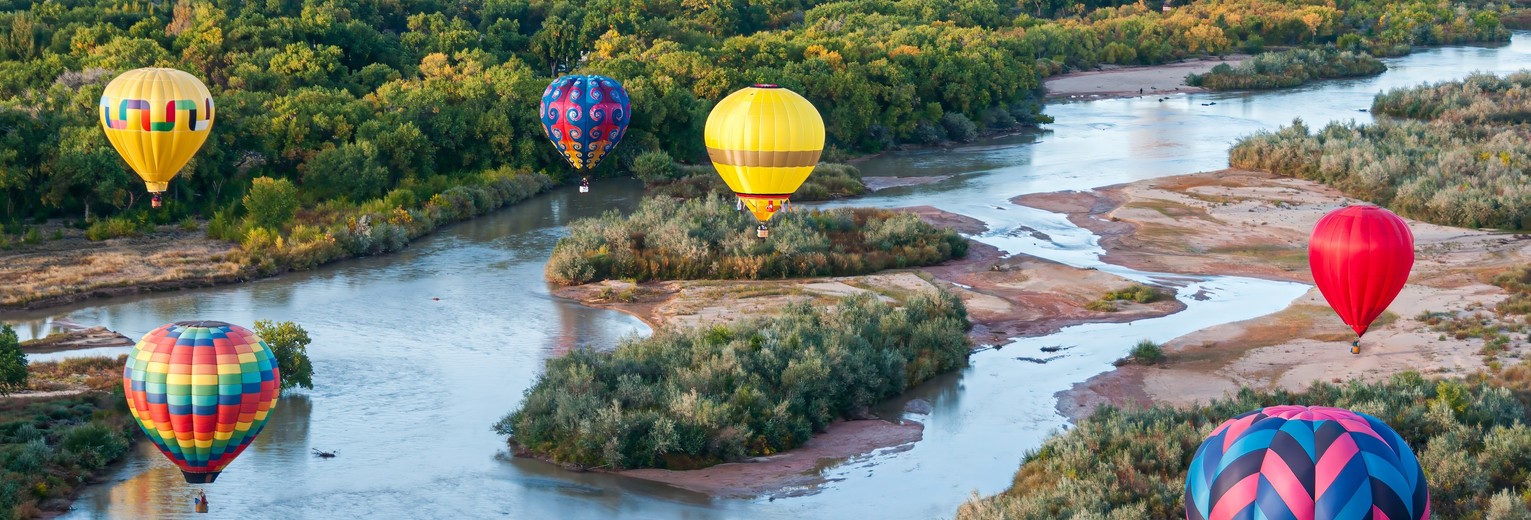 Ballonfiësta in Albuquerque, New Mexico, USA