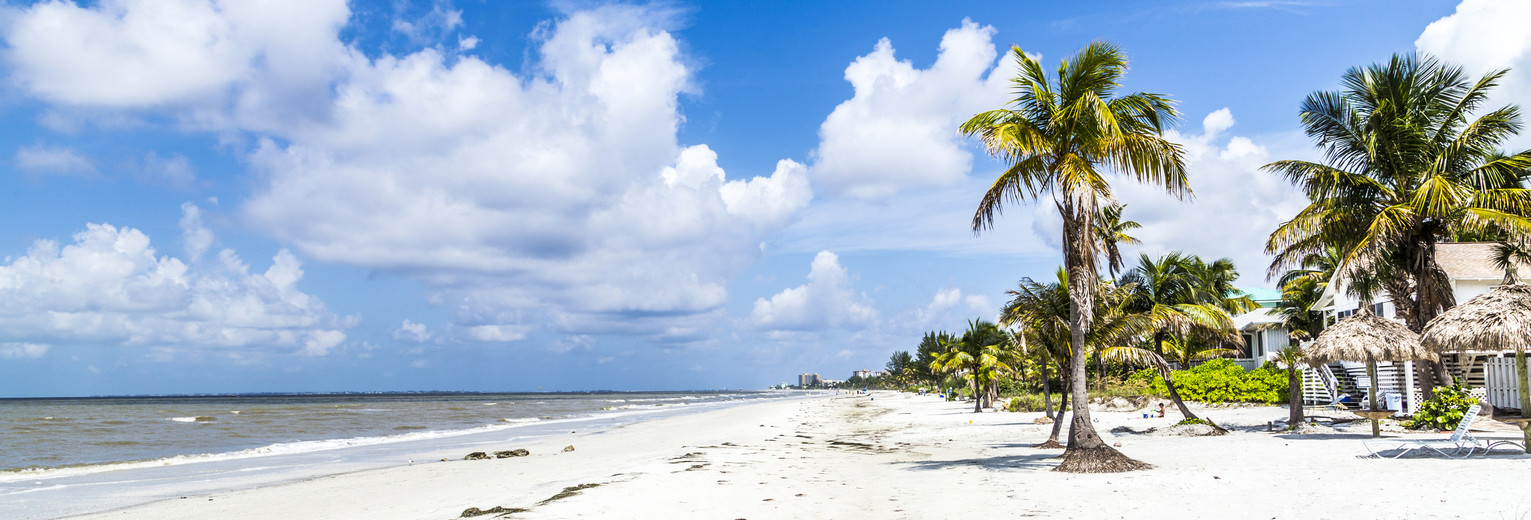 Stranden bij Captiva en Sanibel