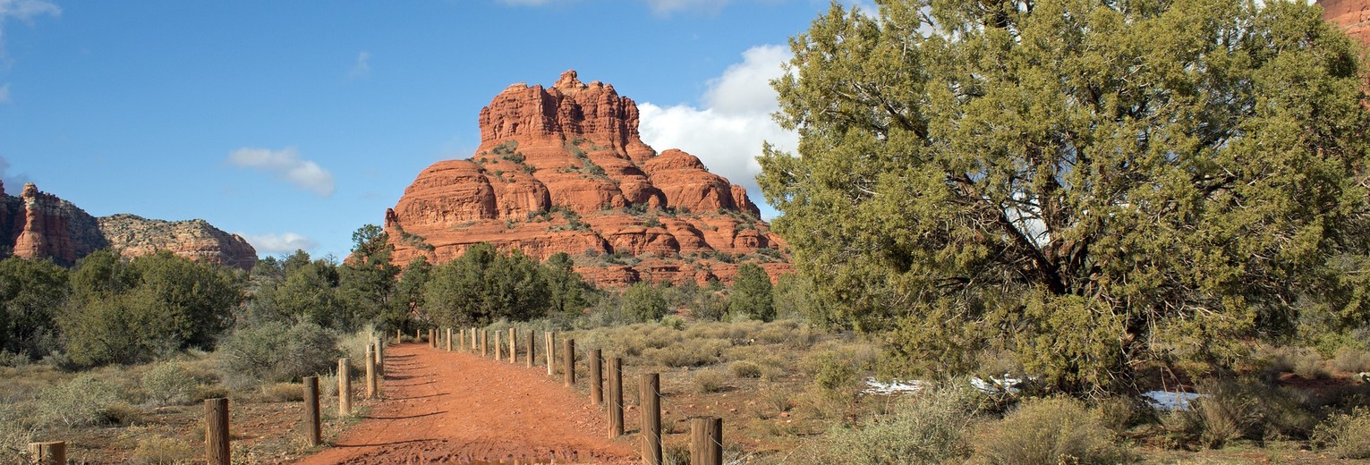 Wandel door het nationale park van Sedona, Amerika