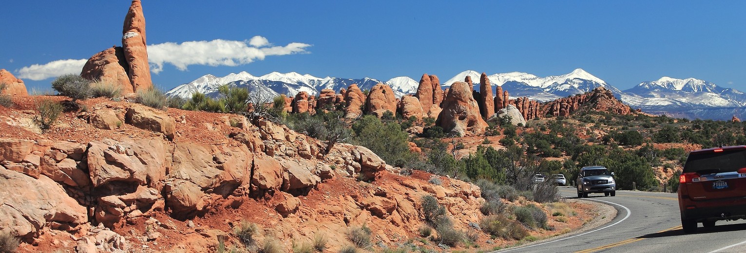 Amerika-Verenigde-Staten-Zuidwest-Moab-autoroute