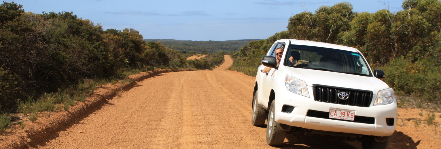 Veilig op pad met een auto in Australië.