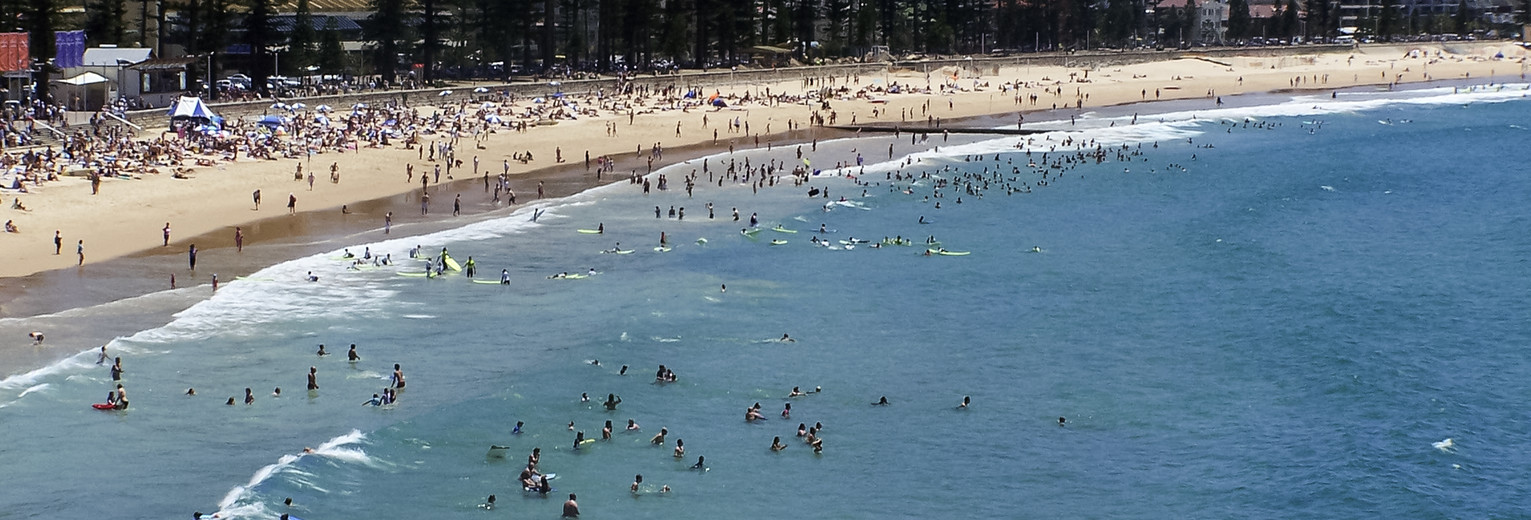 Bezoek Manly Beach in Sydney, Australië