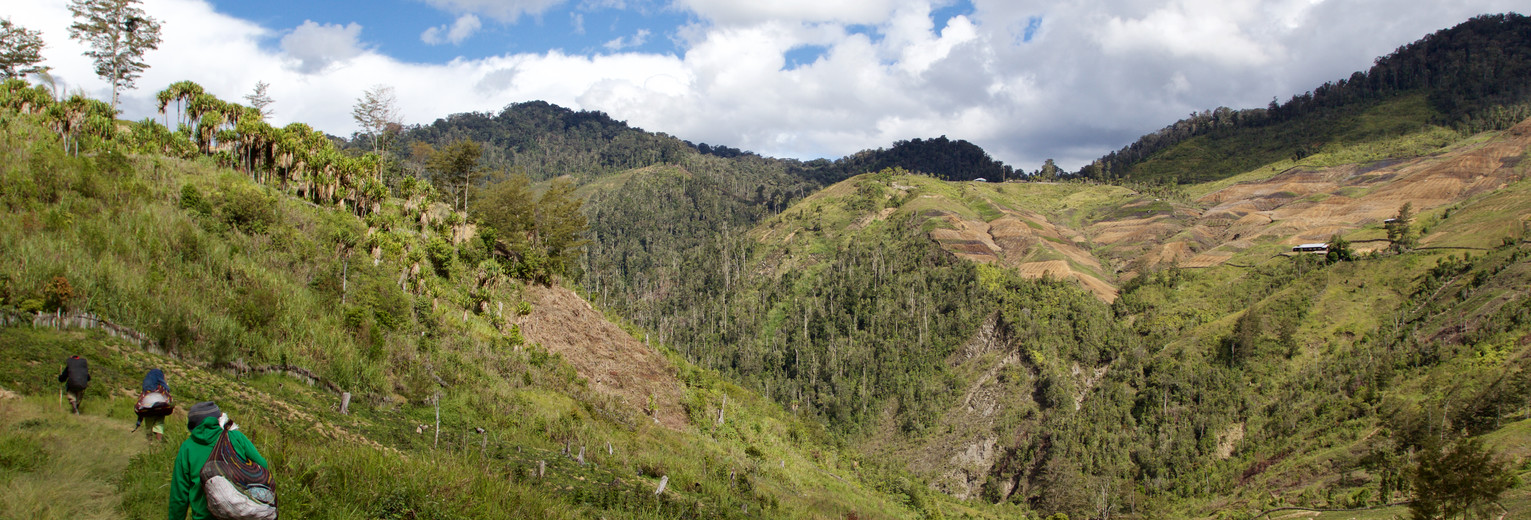 Uitzicht Baliemvallei, Irian Jaya Uitzicht Baliemvallei, Irian Jaya