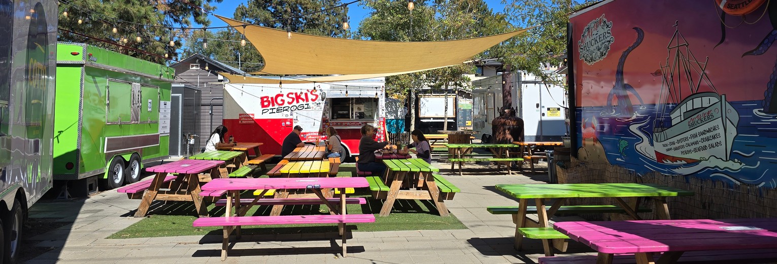 Foodtrucks in Bend, Oregon, USA