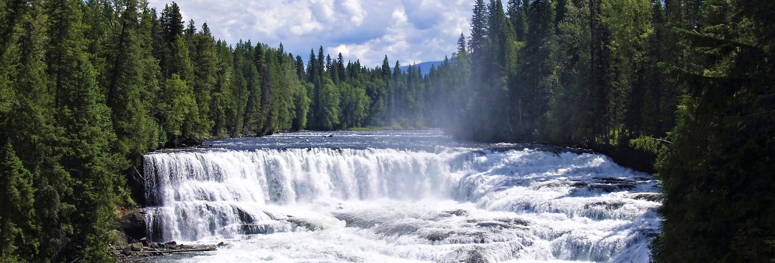 Canada-Wells-Gray-Dawson-Falls