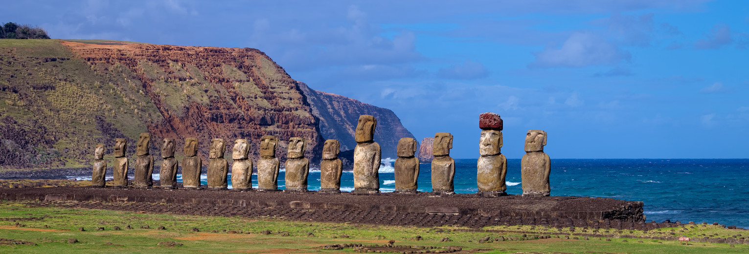 Moai op Paaseiland, Chili