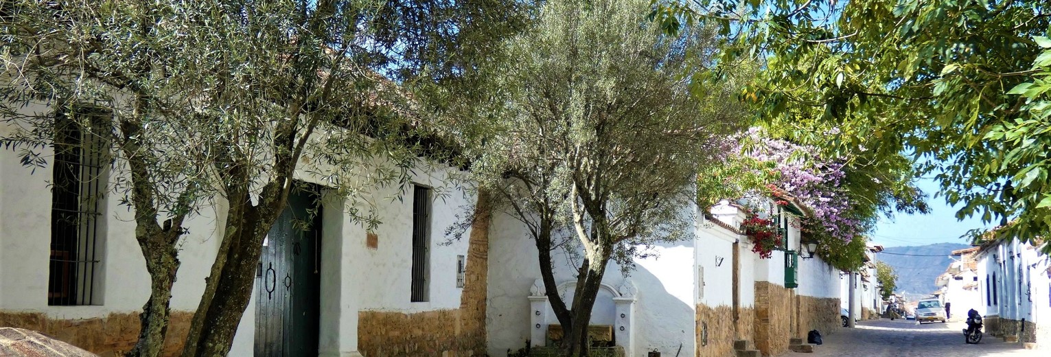 Colombia-Ville-de-Leyva-koloniale-straat-1