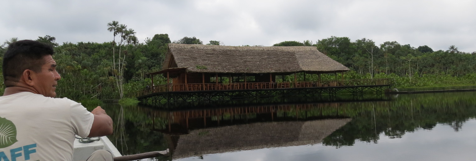 Aankomst bij Sacha Lodge in Coca