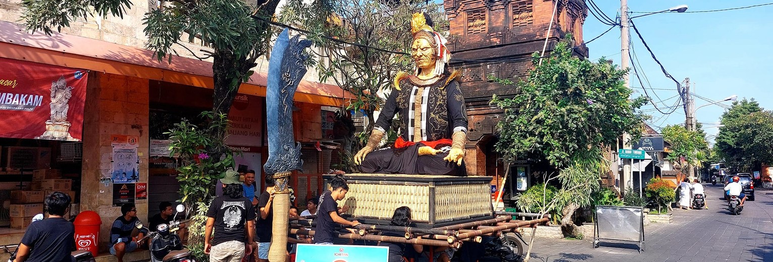 De dag van de stilte, hari Nyepi, op Bali