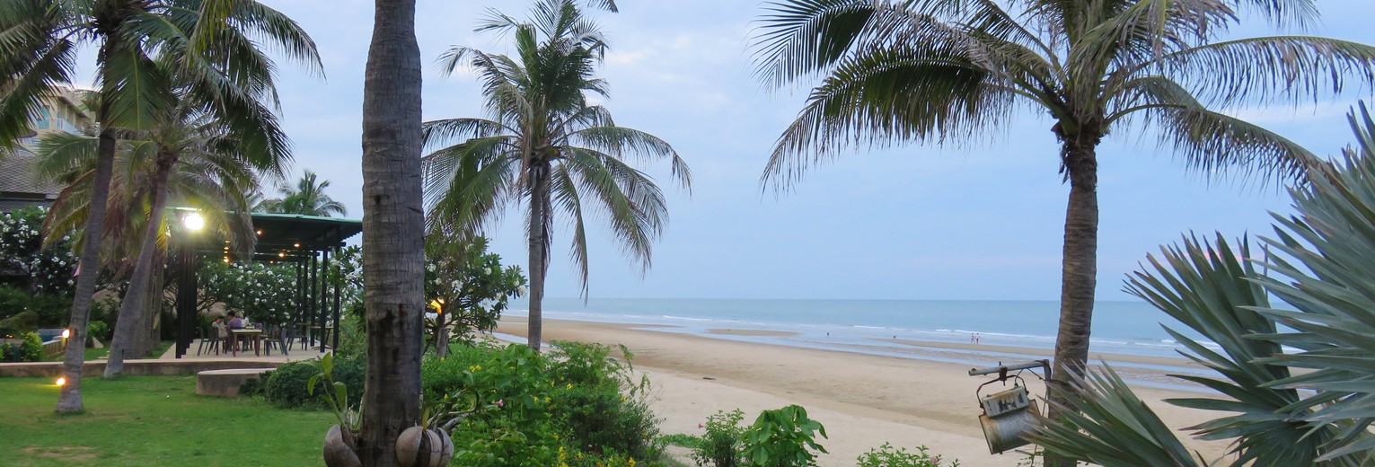 Strand van Pranburi, Thailand