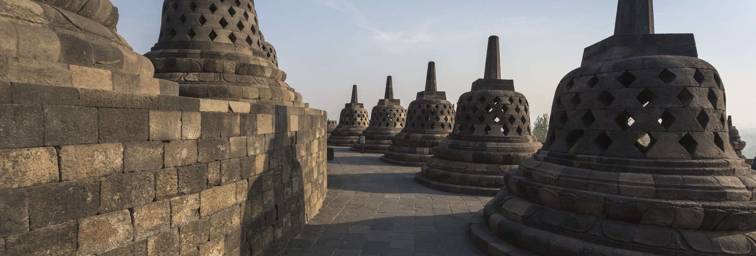 Een spectaculaire belevenis, een bezoek aan de Borobudur, Java, Indonesië Een spectaculaire belevenis, een bezoek aan de Borobudur, Java, Indonesië