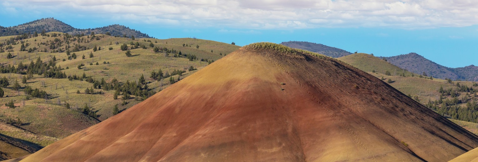 Painted Hills bij John-Day-Fossil-Beds, USA