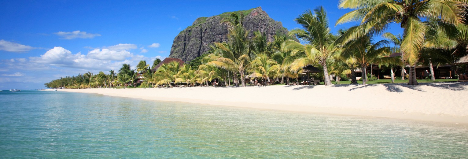 Witte bountystrand van West-Mauritius, LUX resort