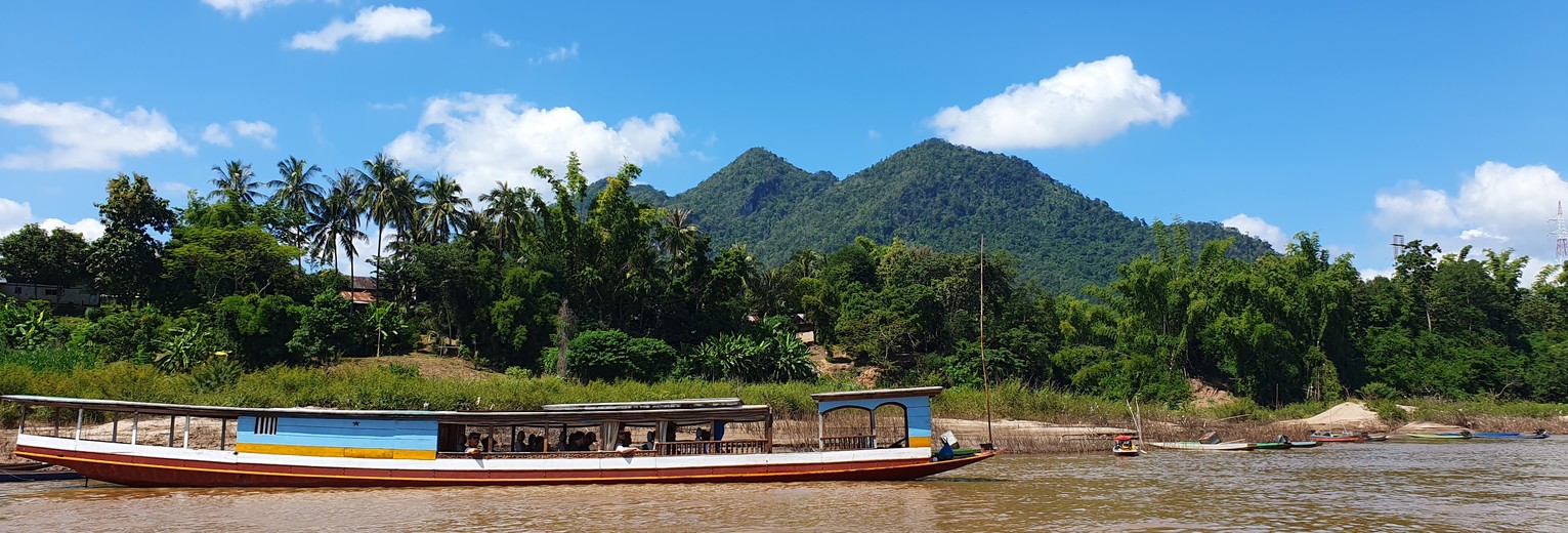 Maak een boottocht over de Mekong