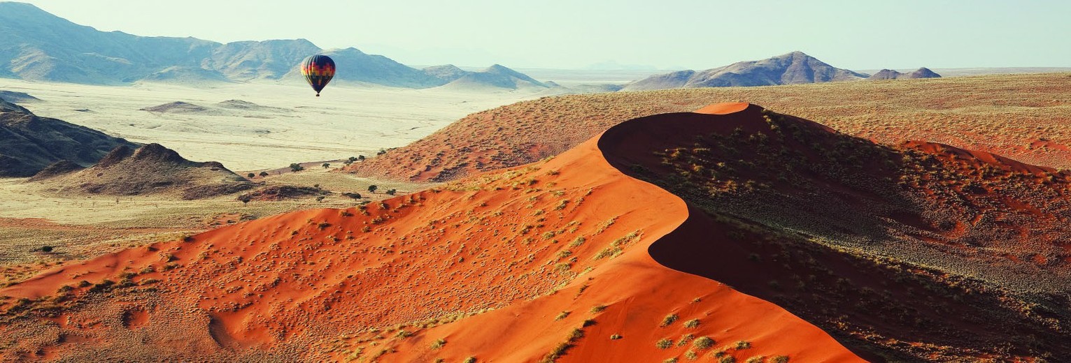 Mijn ballonvaart boven de Sossusvlei, met hoogtevrees