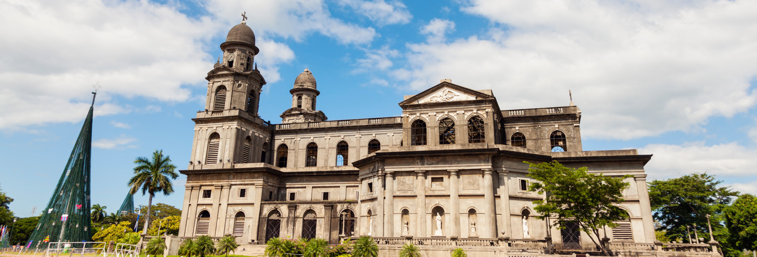 Cathedraal in Managua, Nicaragua