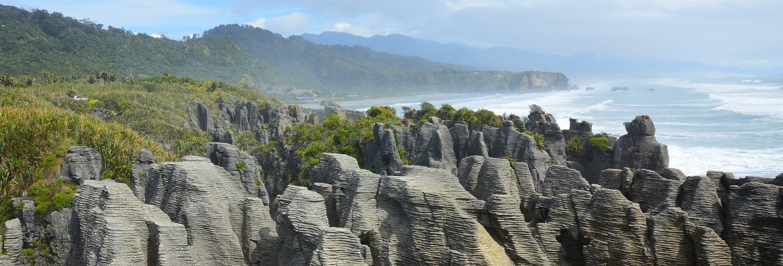 Pancake Rocks, Punakaiki, Nieuw-Zeeland