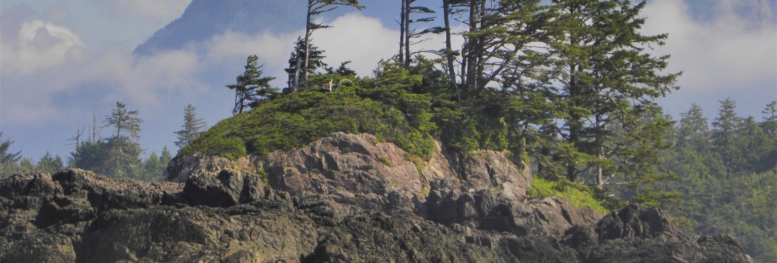 Prachtige natuur en kustlijnen bij Ucluelet