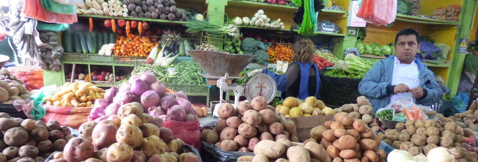 Lokale markt in Lima - Peru