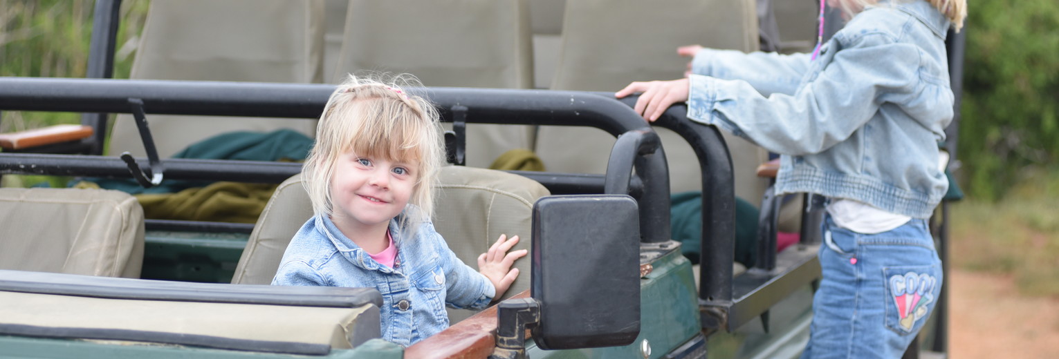 Kinderen op safari
