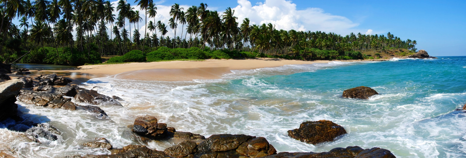 Prachtige stranden in het zuiden van Sri Lanka