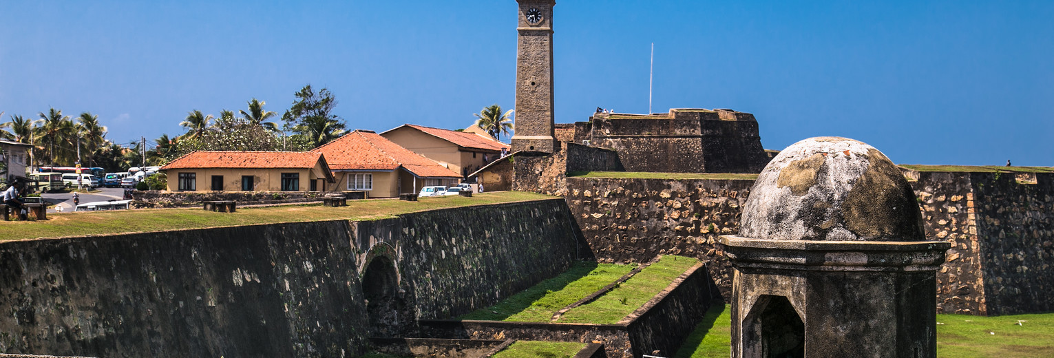 Historie in de vestigingsstad Galle, Sri Lanka