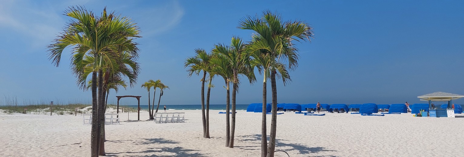 Uitgestrekte stranden bij St. Pete Beach Florida