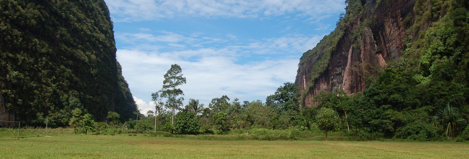 Sumatra-Haraukloof-landschap