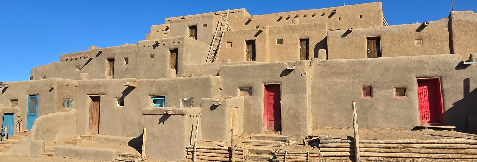 Unesco Werelderfgoed in Taos Pueblo, New Mexico, Verenigde Staten