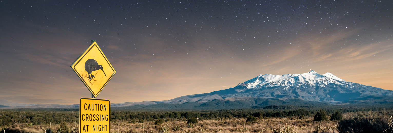 Uitgestrekte en lege, maar o zo indrukwekkende landschappen in Tongariro National Park, Nieuw-Zeeland