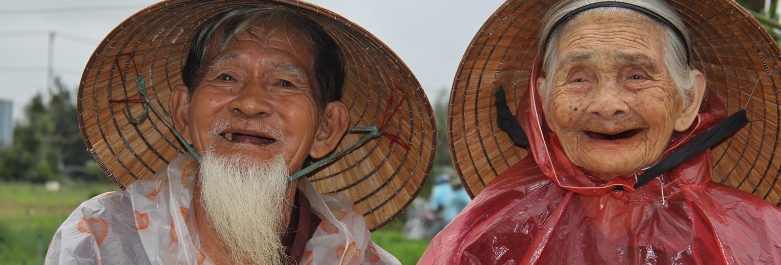 De blije lokale bevolking van Vietnam De blije lokale bevolking van Vietnam