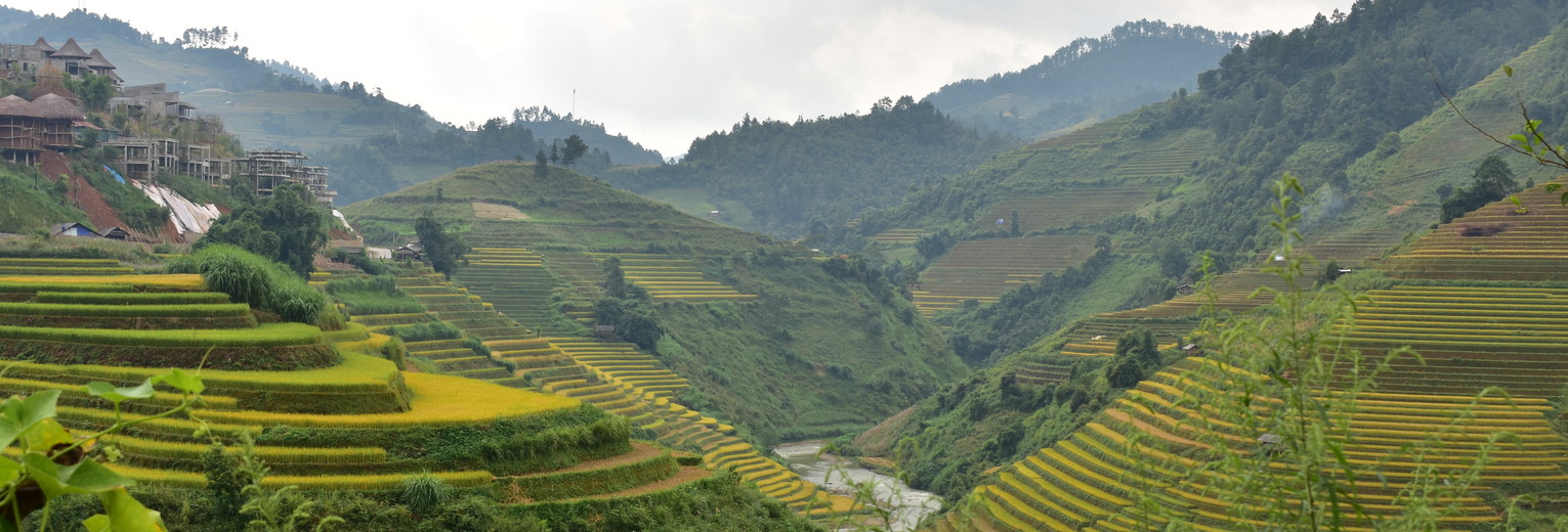 Uitzichten in Mu Cang Chai, Noord-Vietnam