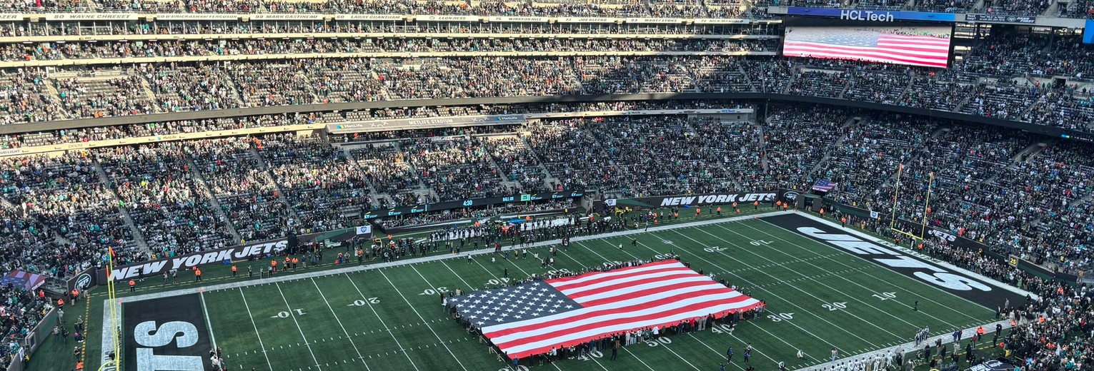 New York Jets in het MetLife Stadium