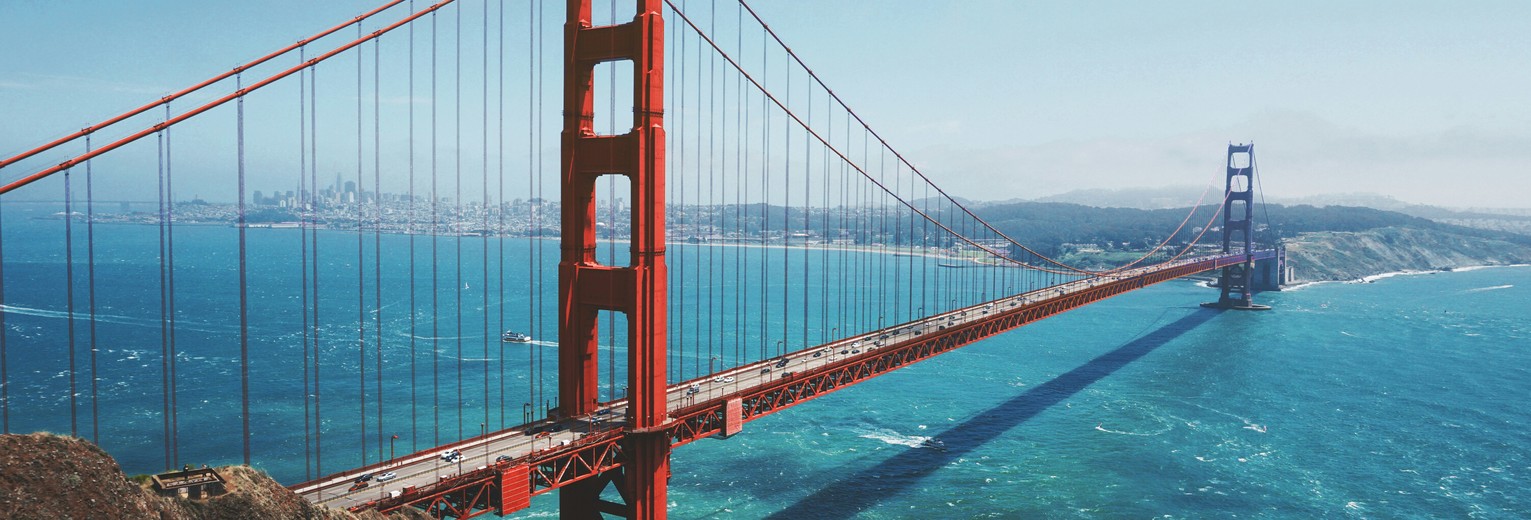 De Golden Gate-brug in San Francisco
