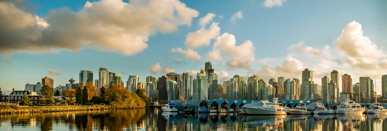 Hippe en gezellige stad Vancouver in Canada