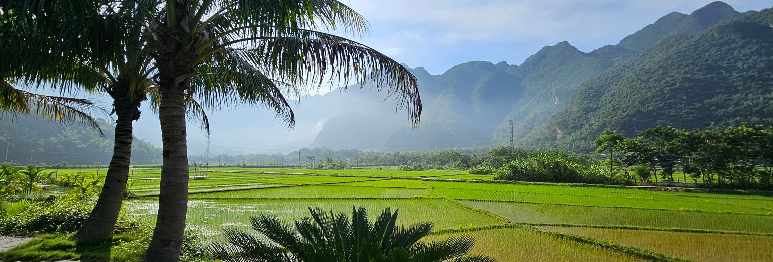 Een gebied om te genieten van de natuur, Pu Long, Vietnam