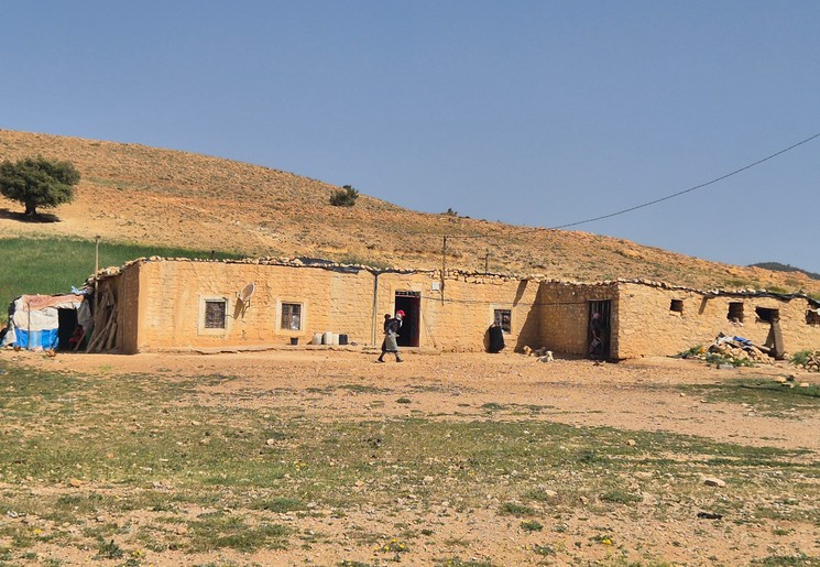 Lemen woningen van de berberbevolking