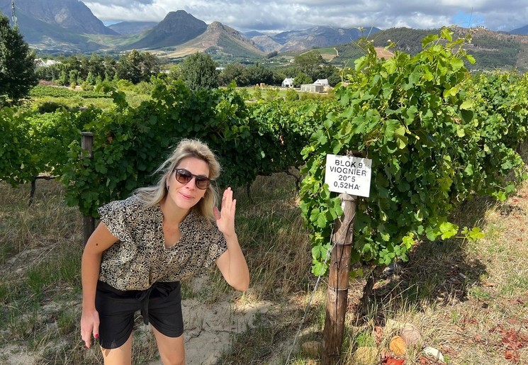Michelle in Franschoek Winelands