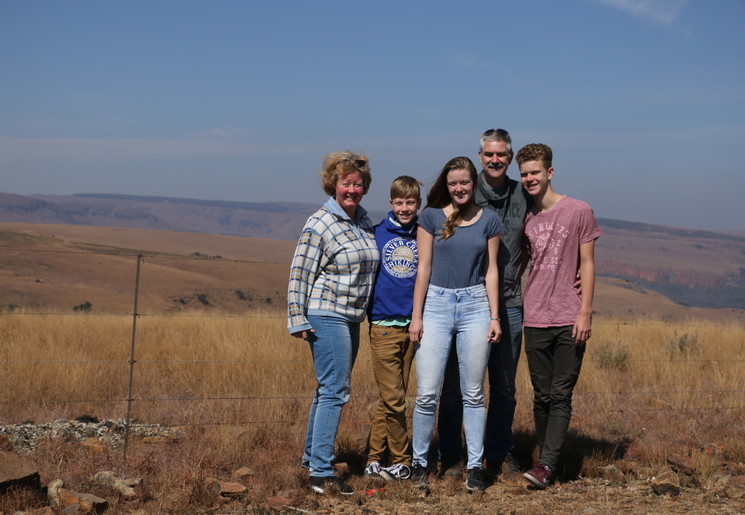 Tessa met haar familie Panoramaroute
