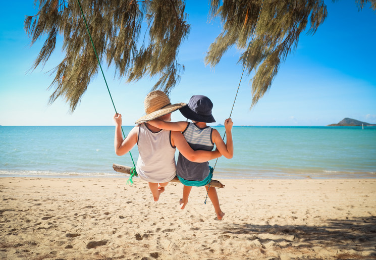 Schommel op Airlie Beach