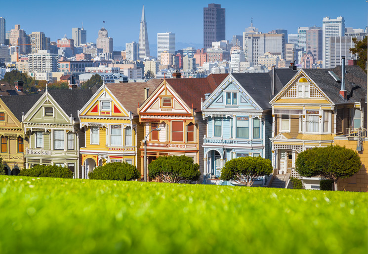 Painted Ladies in Alamo Square, San Francisco