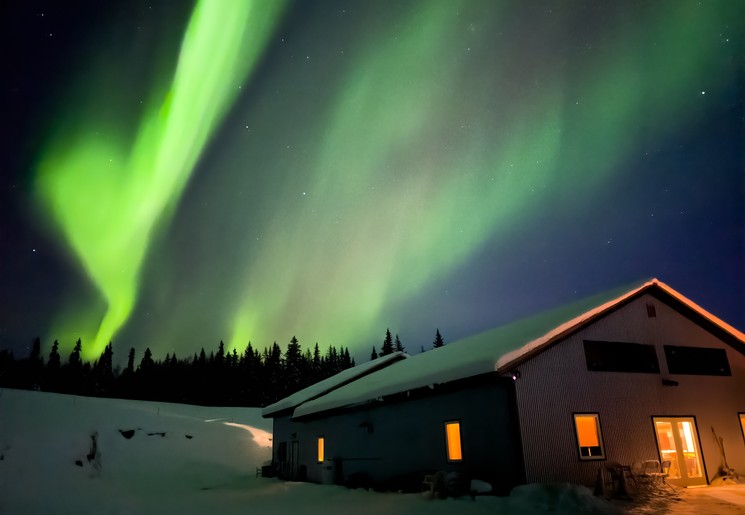 Noorderlicht in Alaska, Amerika