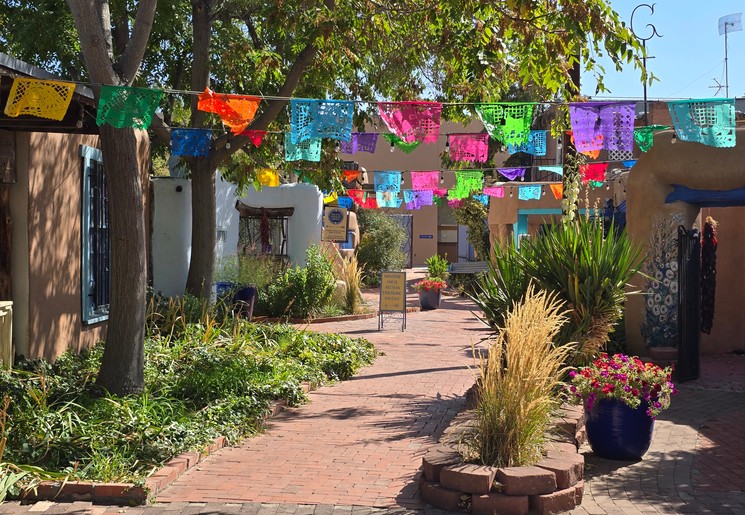 Kleurrijke straten in Albuquerque